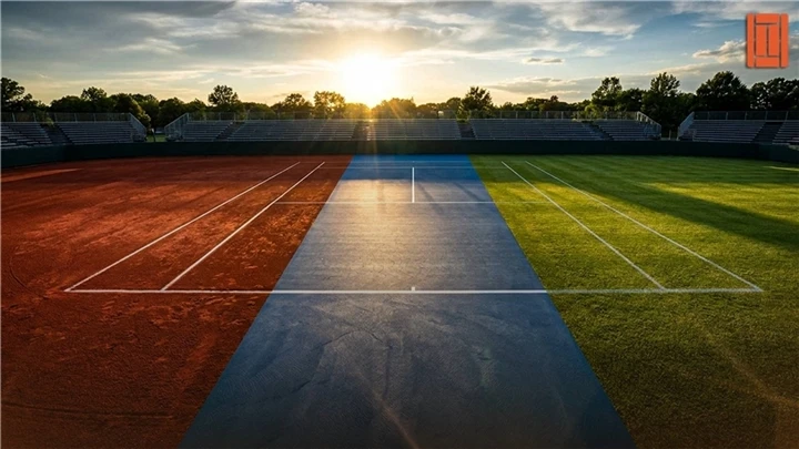 ساخت زمین تنیس استاندارد ITF احداث حرفه‌ای در سراسر ایران